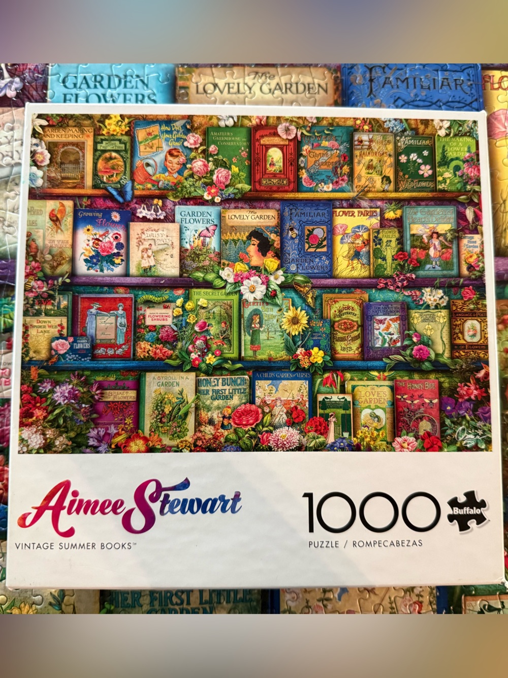 Aimee Stewart Vintage Summer Books 1000-Piece Jigsaw Puzzle